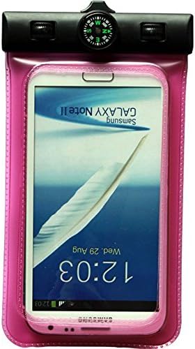 My miumiu General waterproof phone cases with lanyard / arm band, applicable for apple iphone6/6s/6plus 5, 5S 4, Samsung Galaxy, S6, S5, S4 (Pink)