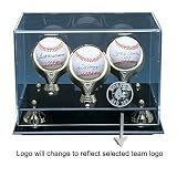 Washington Nationals MLB Three Ball Baseball Display Case