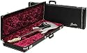 Fender Strat/Tele DLX Hard Case - Black/Magenta Guitar Case 