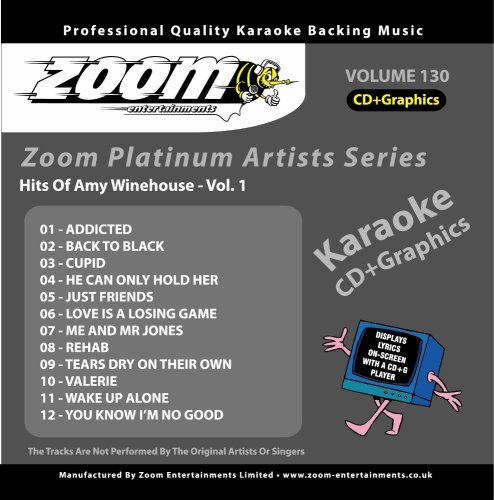 CD-Charts  Music : Zoom Karaoke CD+G - Platinum Artists 130: Amy Winehouse