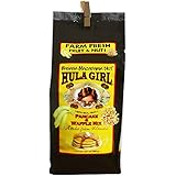 Hula Girl Banana Macadamia Nut Pancake and Waffle Mix 1 lbs 5 oz / 21 oz / 595 g