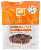 Dogswell Vitality Duck Breast, 5-Ounce Orange Pouch (Pack of 6)