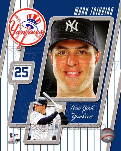 Mark Teixeira - New York Yankees - MLB 8x10 Photo (2011 studio)