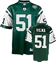 Jonathan Vilma Green Reebok NFL Replica New York Jets Youth Jersey
