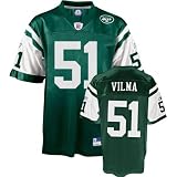 JonathanVilmaJersey:ReebokGreenReplica#51NewYorkJetsJersey-X-Large