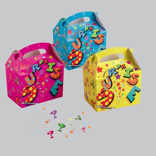 Cheap Price Childrens Kids Adults Cardboard Lunch Party Box Suprise Qty