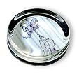 Copenhagen Blue - Small Round Glass Paperweight