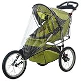 InSTEP Fixed Wheel Jogger Single Stroller Weather Shield in Clear
