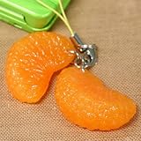 そっくり 食品サンプル 携帯ストラップ (缶詰みかん/3.8cm) 志賀廣太郎