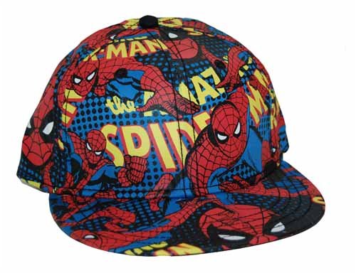  Amazing Spiderman All Print Flex Fitted Hat