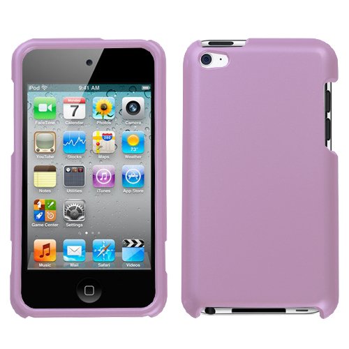 Best Price Hard Protector Skin Cover Cell Phone Case for Apple iPod Touch 4 8GB 32GB 64GB - Solid Pearl Violet