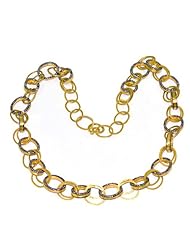 14kt Solid Yellow Gold Diamond Ethnic Wedding Chain Necklace Jewelry