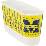 Michigan Wolverines 8-Pack Plastic Cups