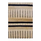 2' x 3' Indo Hand-knotted Beige Wool Rug
