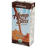 Manitoba Harvest Hemp Bliss Organic Hemp Beverage, Chocolate, 32-Ounce Cartons (Pack of 4)