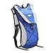 Pinty 2L Hiking Backpack Hydration Pack with Water Bladder Cycling Climbing Camping Bag (Blue)