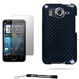 Premium Blue Racing Carbon Fiber Design Cover / 2 Piece Snap On Crystal Pro ....