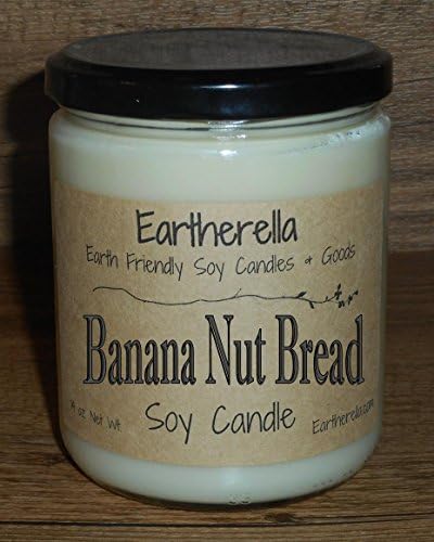 BANANA NUT BREAD Soy Wax 14 oz. Jar Candle | VEGAN