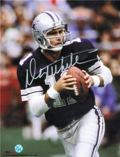 Danny White Autographed/Hand Signed Dallas Cowboys 8x10 Photo
