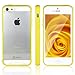 iPhone 5 Case, JETech Apple iPhone 5/5S Case Bumper Shock-Absorption Bumper and Anti-Scratch Clear Back for iPhone 5/5S (Yellow)