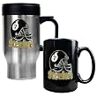 Pittsburgh Steelers 16oz Travel Mug & 15oz Ceramic Mug set - Helmet logo NFL Football
