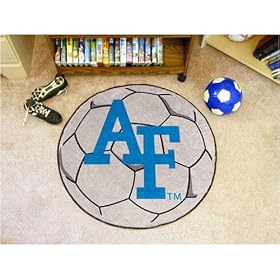 Air Force Falcons NCAA "Soccer Ball" Round Floor Mat (29")