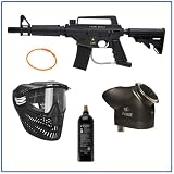 US Army Alpha Black Tactical Edition Paintball Marker Package Combo C