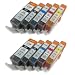 10 Druckerpatronen mit CHIP kompatibel f�r Canon PGI-525 CLI-526 Canon Pixma IP4850 , MG5120 , MG5150 , MG5250 MG6120 , MG6150 , MG8120 , MG8150 Bubprint�