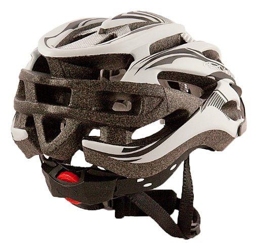 AeroLiteTM AeroStealthTM Carbon Fibre Insert Double In-Mould 24 Vents Adult Bicycle Bike Cycle Helmet CE EN1078 TUV Approvals