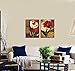 XM Art 2pc Unframed Flower Oil Painting Canvas Wall Art