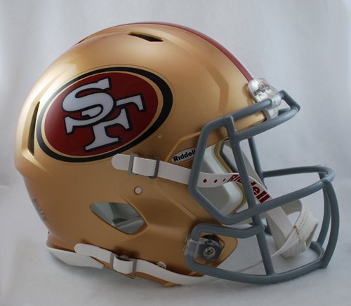 NFL San Francisco 49ers Speed Authentic Football Helmet at Amazon.com
