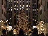 Rockefeller Center and the Famous Christmas Tree,Rink and Decoration, New York City, New York Photographic Poster Print by Taylor S. Kennedy, 18x24