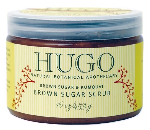 Hugo Naturals -Brown Sugar & Kumquat Body Scrub, 16oz