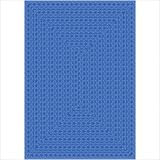 Whimsy Legacy Blue Rug with Braided Print Size: 7'8
