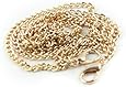 Kroo&reg; Long Gold Tone Mini Purse/Shoulder/Cross Body Bag Replacement Metal Strap