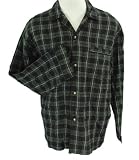 Nautica Men’s Stanwick Plaid Flannel Long Sleeve Camp Shirt,Wisp White,Large