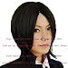 NEW fashion HOT sexy Black Straight Anime cosplay wigs party Masquerade girls 35CM