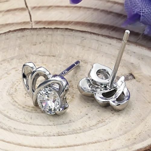 HHBuy Jewelry Fashion Women's Earrings Swarovski Crystal Stones Beautiful Stud Earring Anti-allergy New Design Korea Style Gift