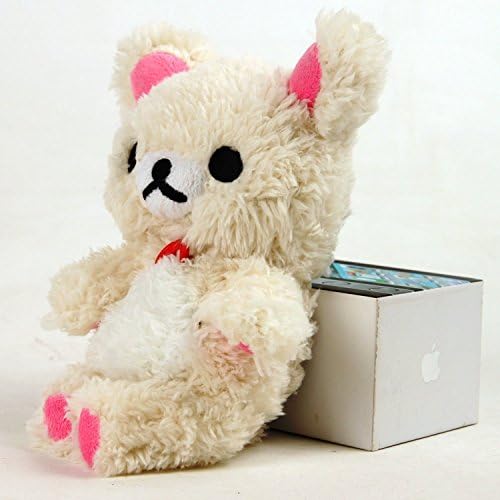Inspirationc® Soft Cotton White 3D Cute Design Toy Bear Case Cover for iphone 5/5s