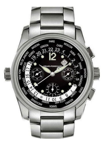 Girard-Perregaux World Timer WW.TC Chronograph Mens Watch 49800.T.21.6046