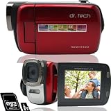 HDDV5520(with Micro SD 2GB) Red 5MP 2.4-inch LCD Digital Camcorder/Camera