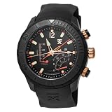 TX Men's T3C315 800 Series Linear Titanium Chronograph Dual-Time Zone Watch