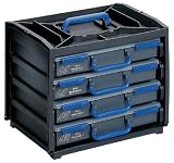 RAACO INTERNATIONAL A/S 108287 Tresor m.4Sortimentsk. 4Faecher 376x265x310mm RAACO PP
