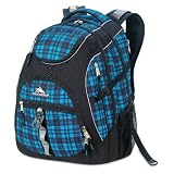 High Sierra Access Backpack (20 x 15 x 9.5-Inch, Blue/Black Plaid)
