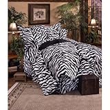 Zebra - Complete Bedding Set - Extra Long Twin