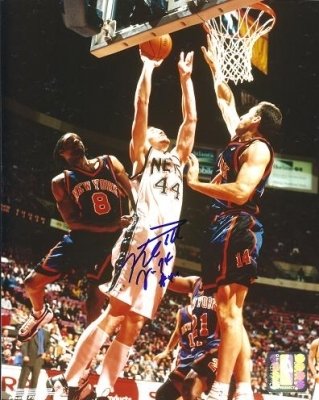 Keith Van Horn Autographed New Jersey Nets 8x10 Photo