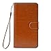 Navor Protective Flip Wallet Case for iPhone 6S Plus & iPhone 6 Plus [5.5 inch] - Brown (IP6PBR)