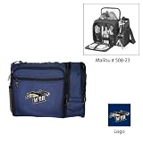 University of Wyoming Malibu Deluxe Tote - Navy Digital Print