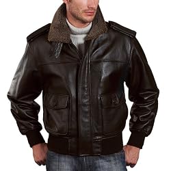 Landing Leathers Men's Cowhide Leather Flight Jacket - Regular & Tall