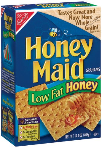 Honey Maid Grahams, Low Fat Crackers, 14.4-Ounce Boxes (Pack of 12) by Honey Maid
